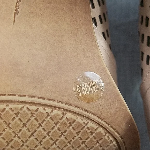 NWT Jessica Simpson nubuck suede Cherrell ankle sandal bootie sz 9.5 - Picture 8 of 9